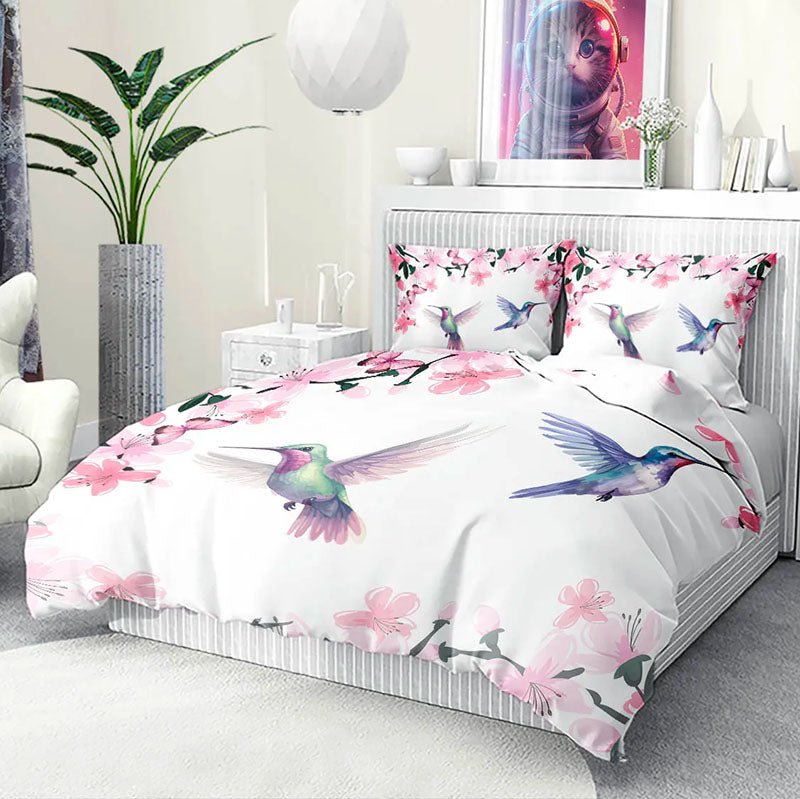 Parure Florale Colibri profil