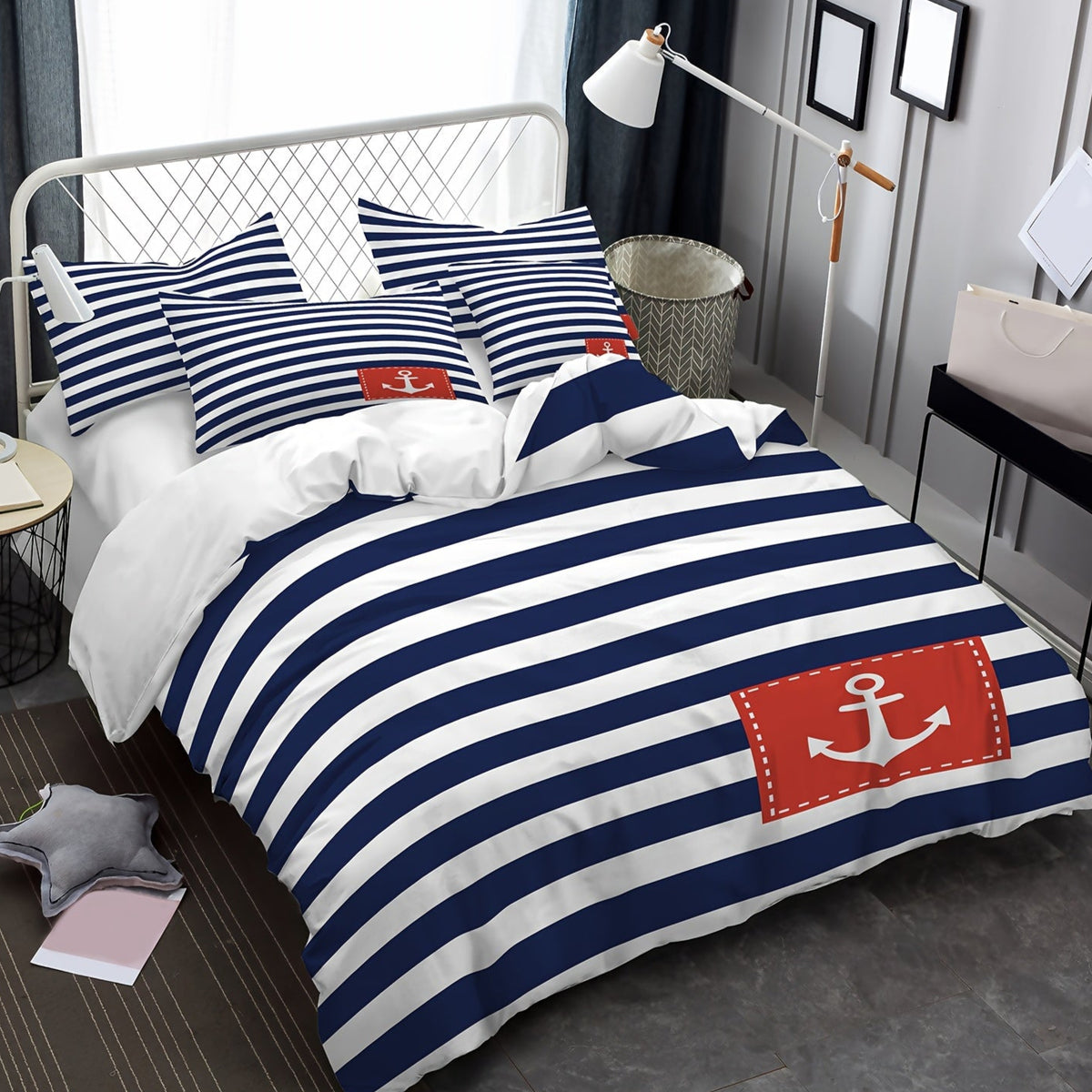 housse de couette Marinière Rayée