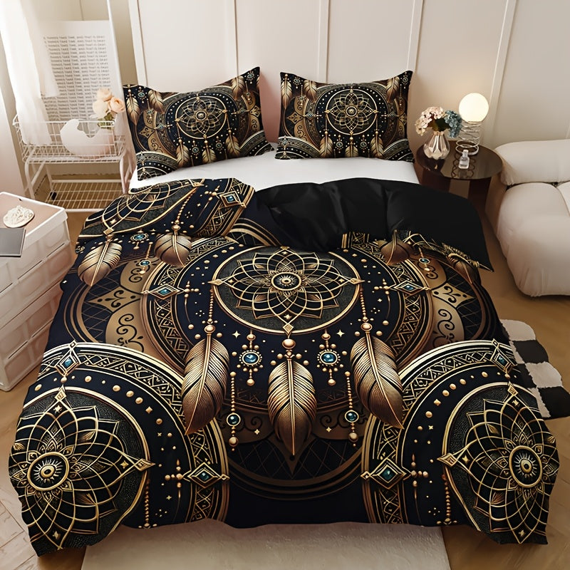 Housse De Couette indien avec motif Attrape-Rêves Tribal pour une ambiance bohème dans la chambre