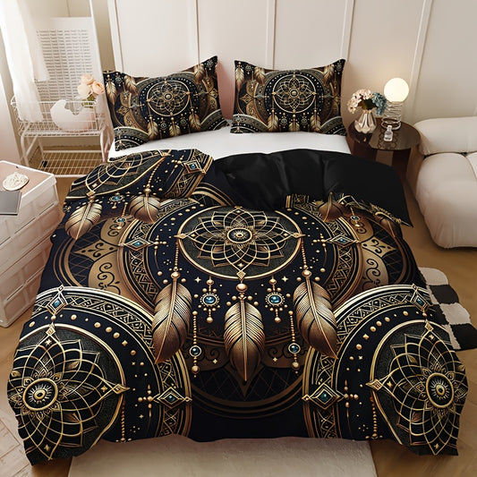 Housse De Couette indien avec motif Attrape-Rêves Tribal pour une ambiance bohème dans la chambre