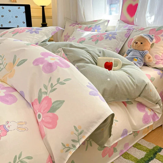 Housse De Couette Fleurie Bohème 